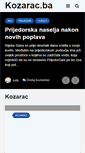 Mobile Screenshot of kozarac.ba