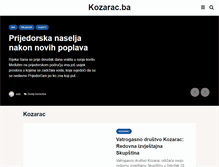 Tablet Screenshot of kozarac.ba